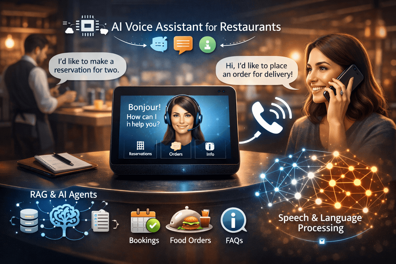 Voice-Interactive Conversational AI Agent